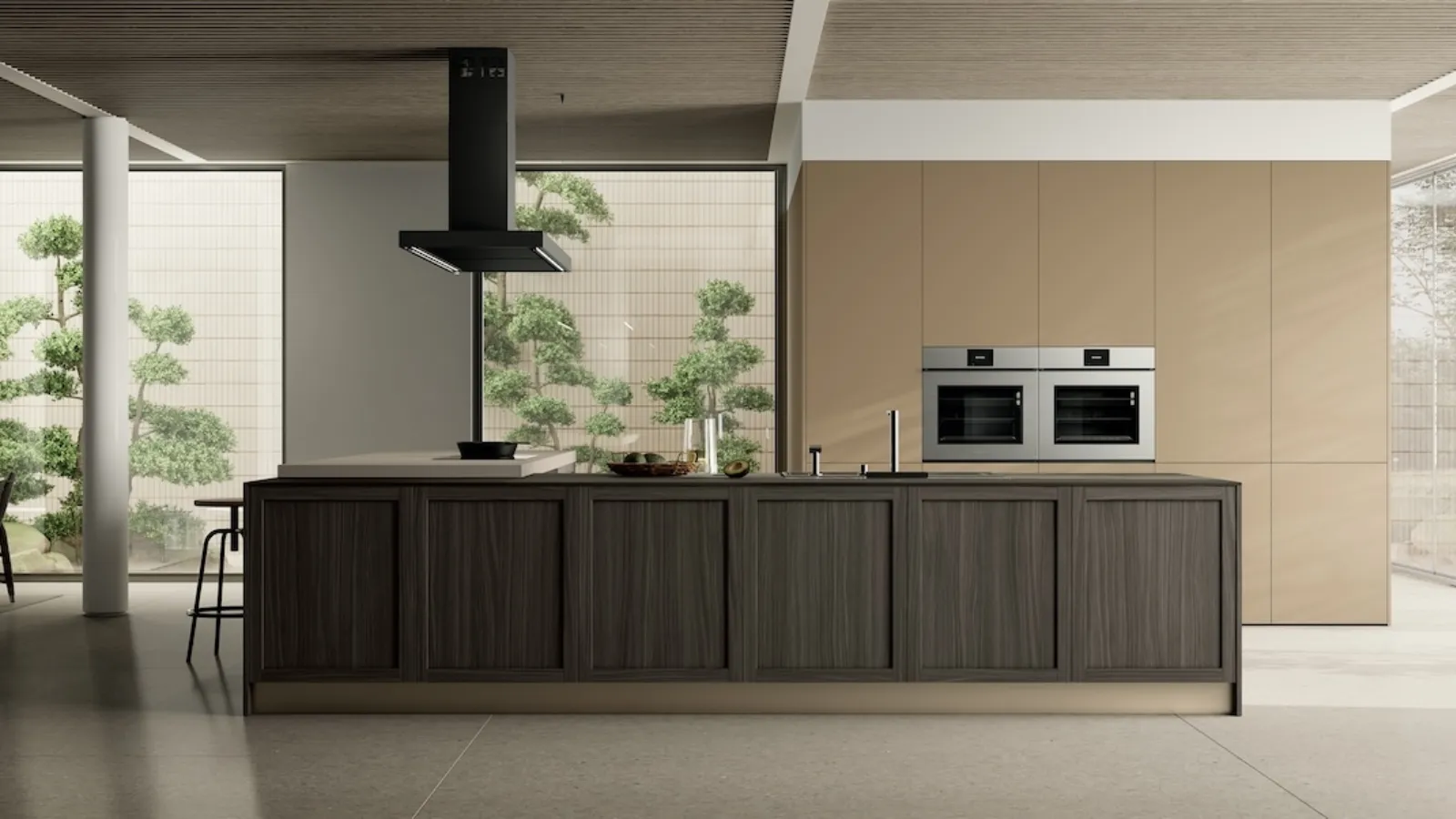 Cucina Moderna Modula Anta Telaio 02 di Febal Casa