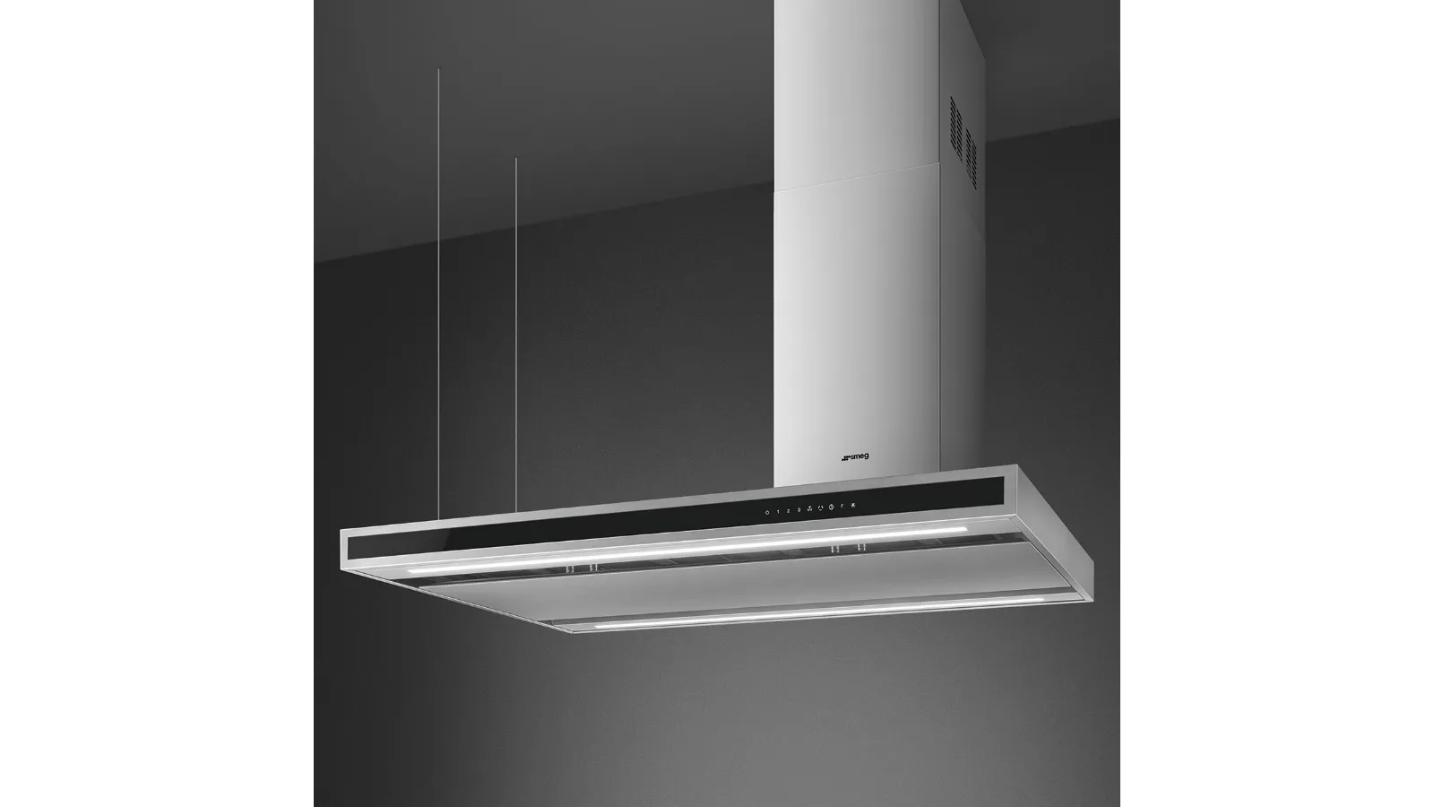 Cappa a isola KLTI12L4X di Smeg