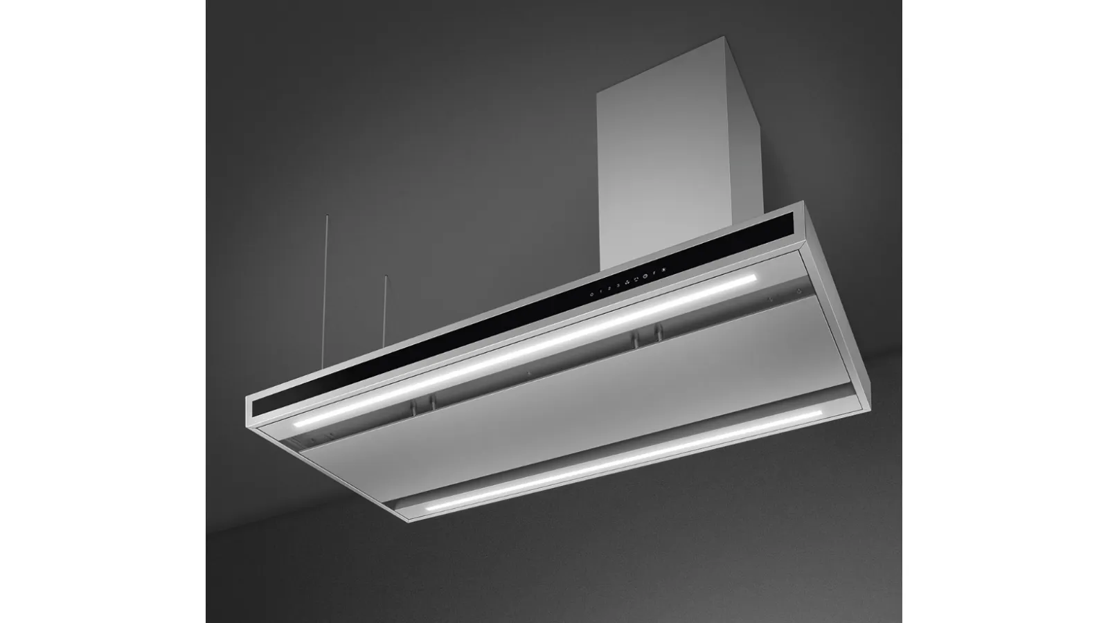 Cappa a isola KLTI12L4X di Smeg