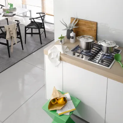 Piano Cottura KM 2312 a gas con bruciatore wok singolo di Miele