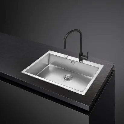 Lavello Incasso Semifilo VQR71RS di Smeg