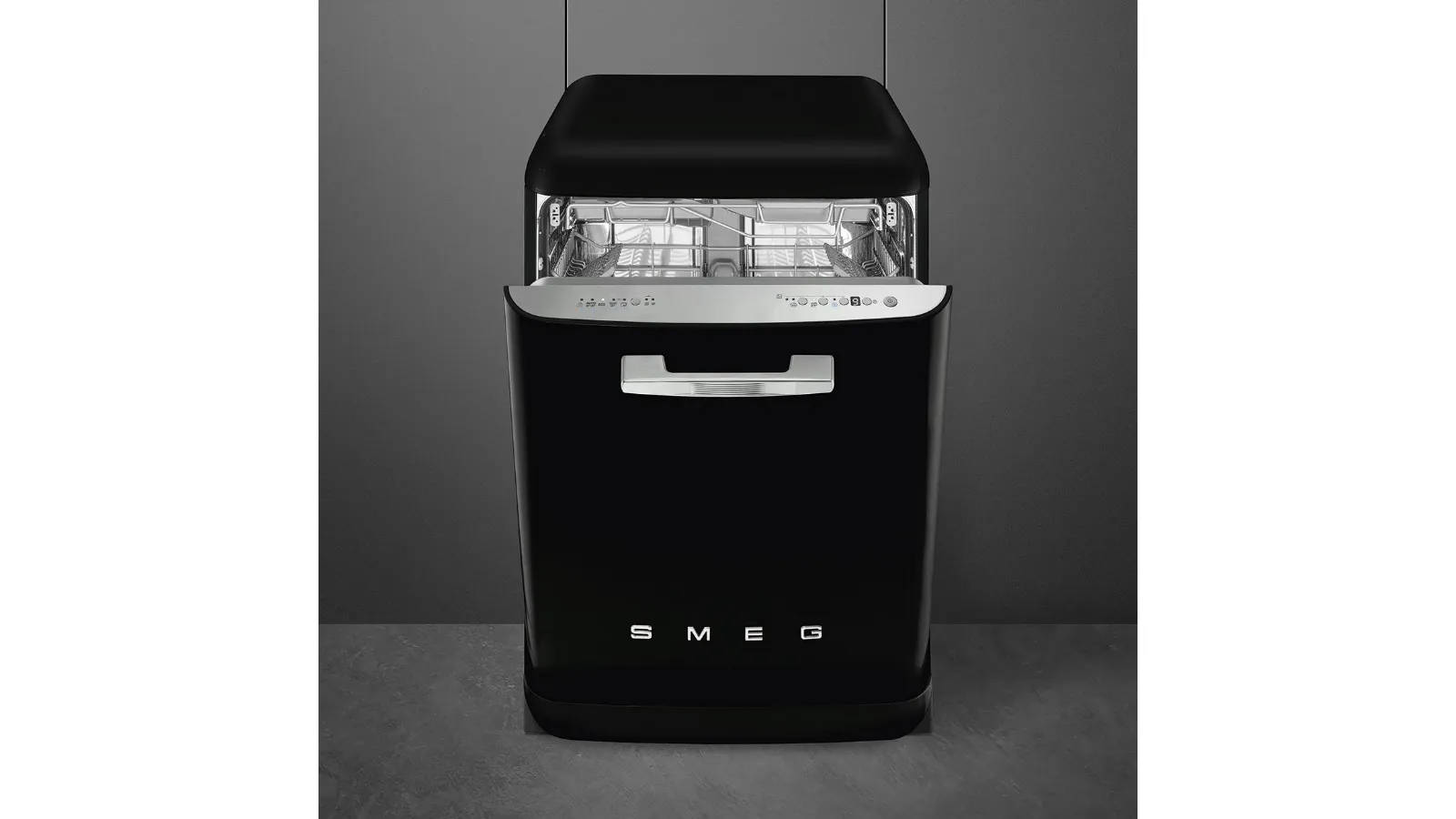 Lavastoviglie 50s Style Nera LVFABBL3 di Smeg