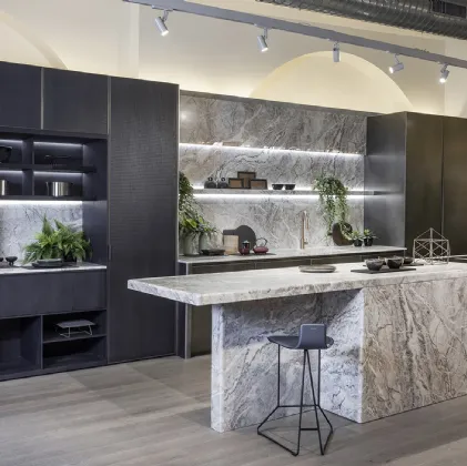 Cucina Design Corner con isola di Zampieri Cucine