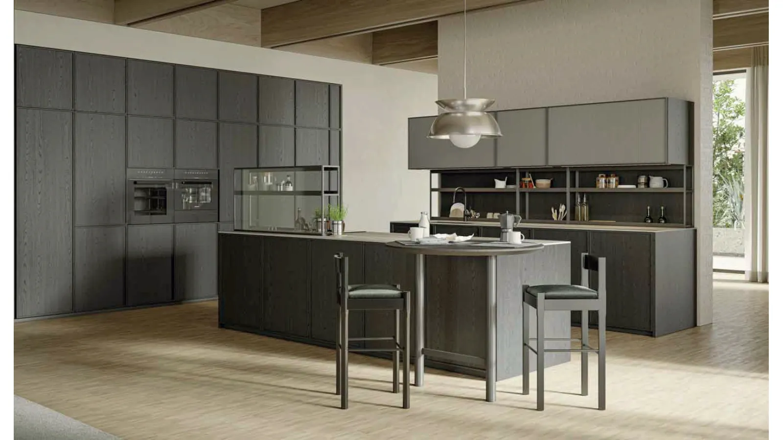 Cucina Design con isola XP|W 06 di Zampieri Cucine