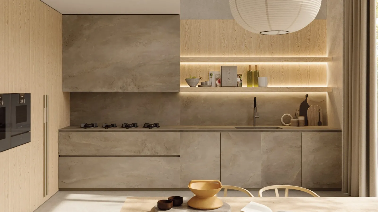 Cucina Design ad angolo Irori 03 di Zampieri Cucine