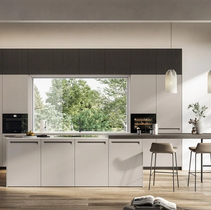 Cucina Moderna con isola Tekna 01 di Arredo3