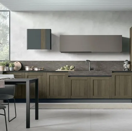 Cucina Moderna lineare City 03 di Stosa