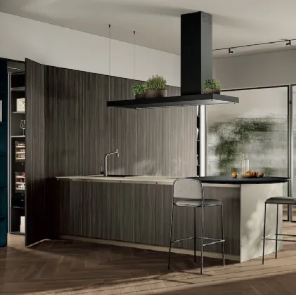 Cucina Moderna Modula Anta Profilo C 01 di Febal Casa
