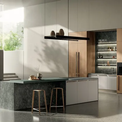 Cucina Moderna Modula Anta Square 02 di Febal Casa