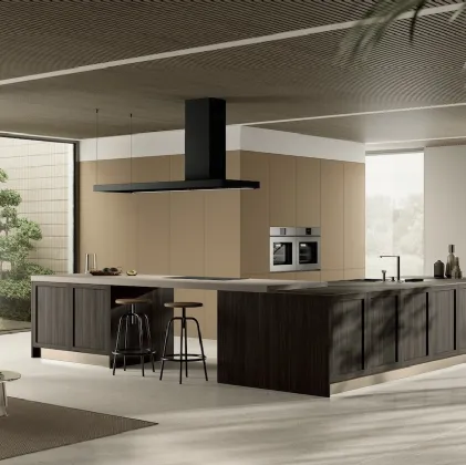 Cucina Moderna Modula Anta Telaio 02 di Febal Casa