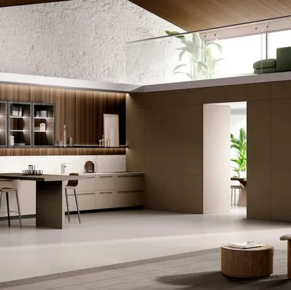 Cucina Moderna Modula Composizione 05 di Febal Casa