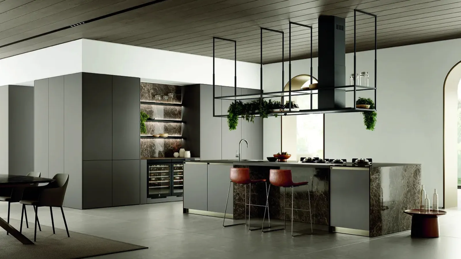 Cucina Moderna Modula Composizione 07 di Febal Casa