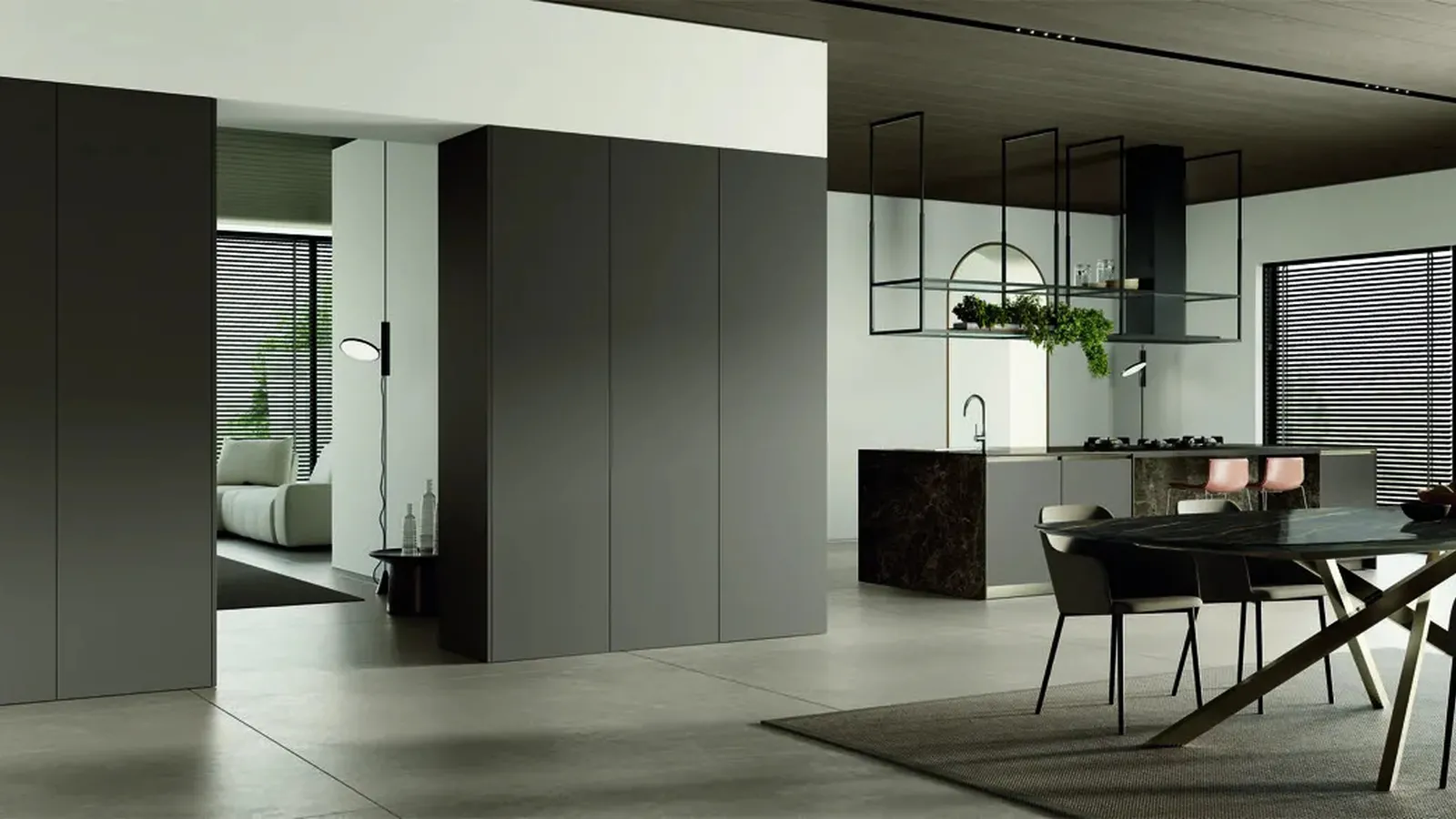 Cucina Moderna Modula Composizione 07 di Febal Casa