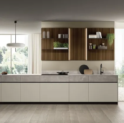 Cucina Moderna con penisola Origina 01 05 di Febal Casa