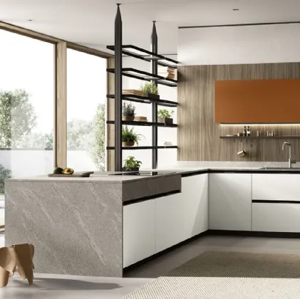 Cucina Moderna Origina Anta Profilo Alluminio 02 di Febal Casa