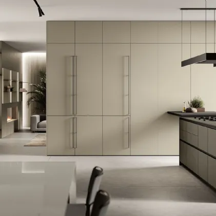 Cucina Moderna Origina Anta Telaio Alluminio 05 di Febal Casa