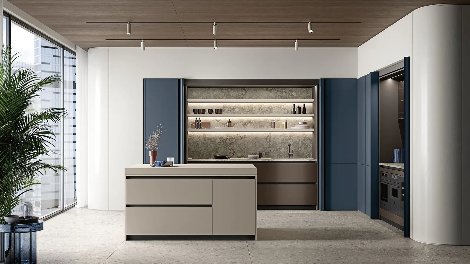 Cucina Moderna Origina Vol II - Composizione 05 di Febal Casa