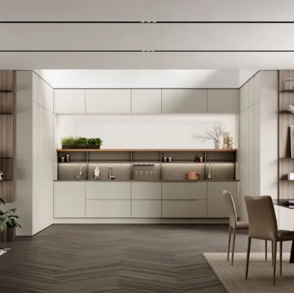 Cucina su misura Modula Anta Sagoma J 01 di Febal Casa