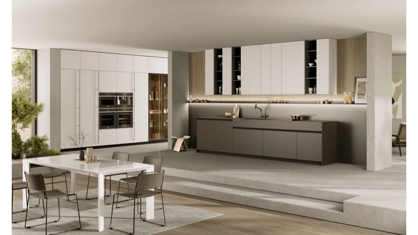 Cucina su misura Modula Anta Square 03 di Febal Casa