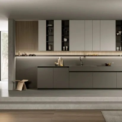 Cucina su misura Modula Anta Square 03 di Febal Casa