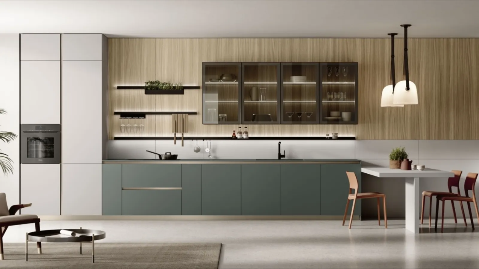 Cucina su misura Modula Anta Square 04 di Febal Casa