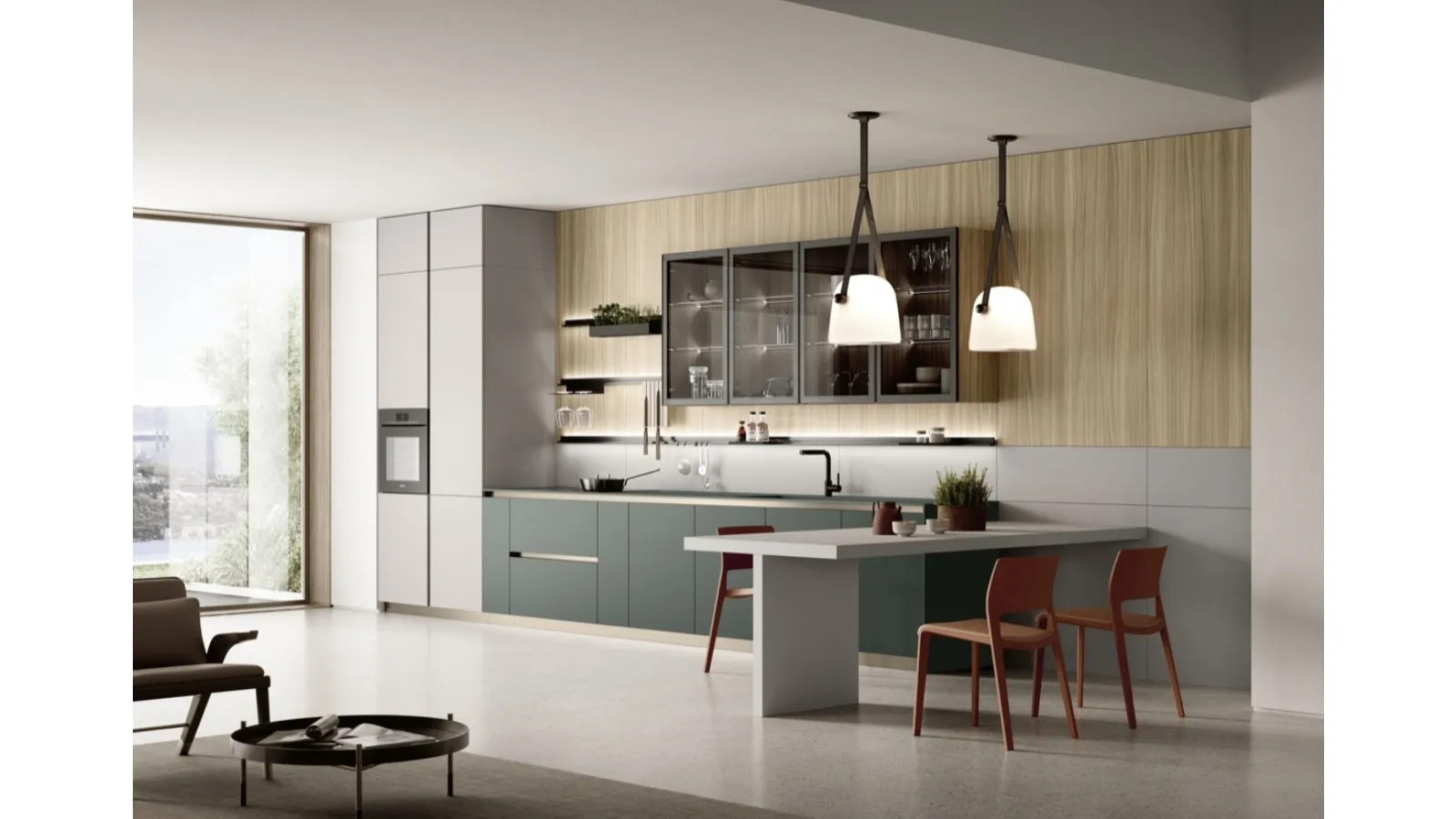 Cucina su misura Modula Anta Square 04 di Febal Casa