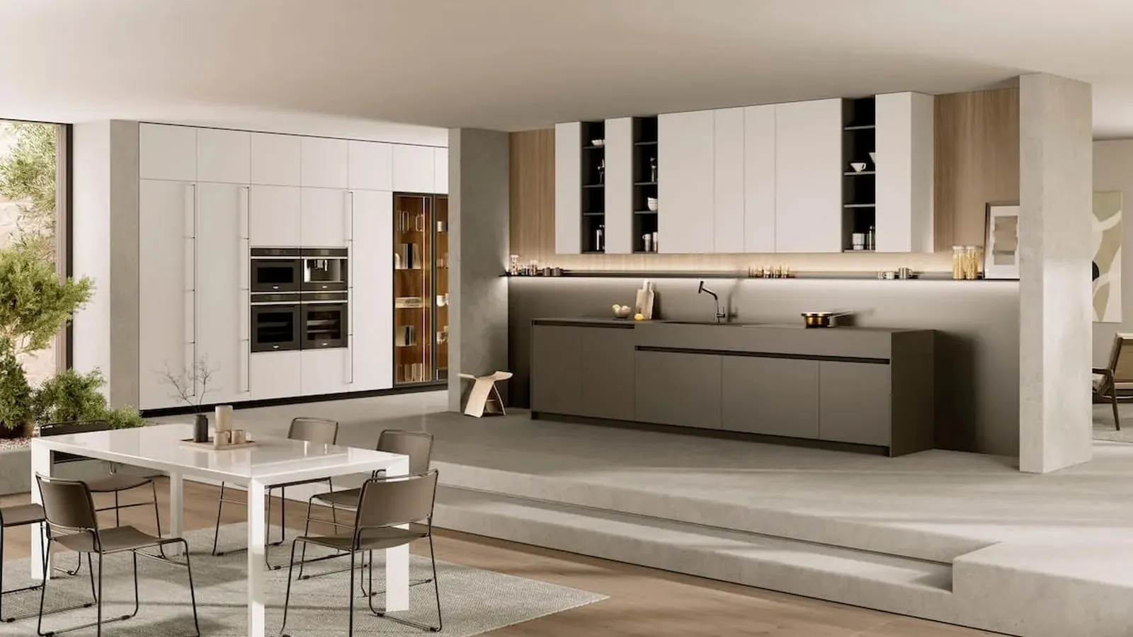 Cucina su misura Modula Composizione 03 di Febal Casa