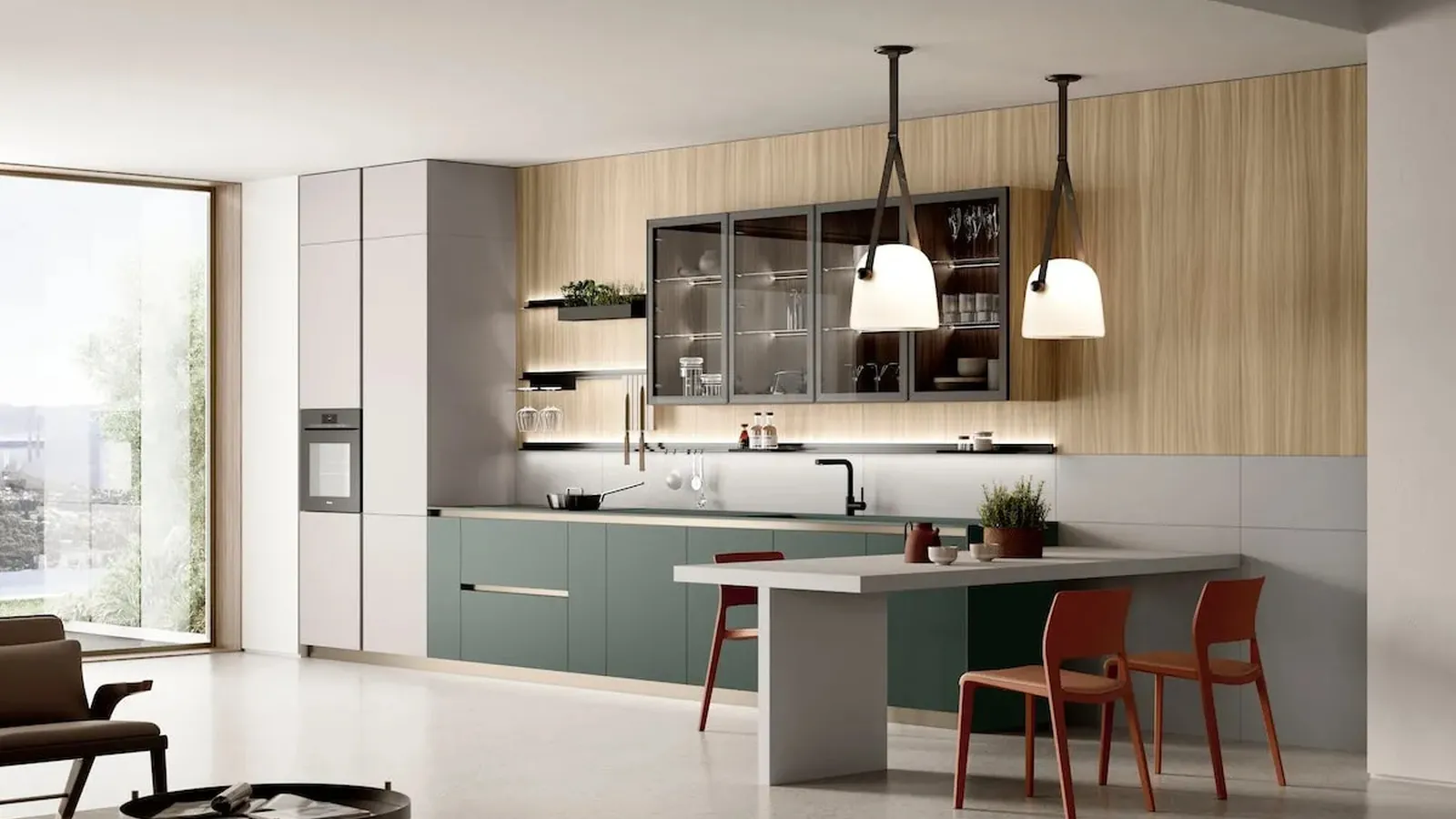 Cucina su misura Modula Composizione 04 di Febal Casa