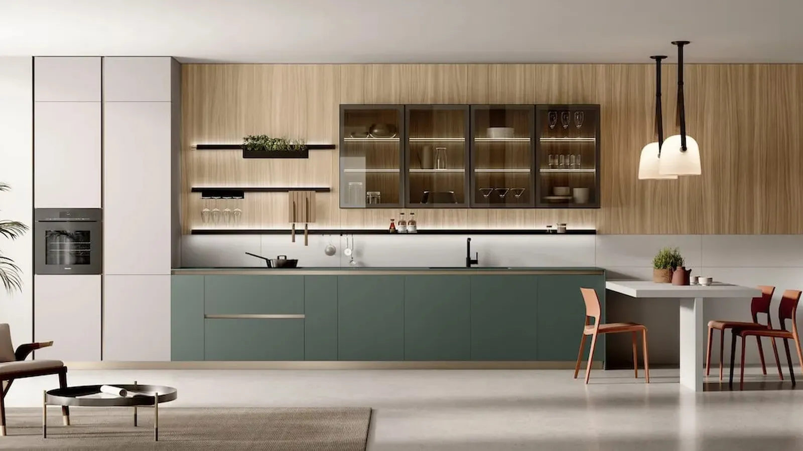 Cucina su misura Modula Composizione 04 di Febal Casa