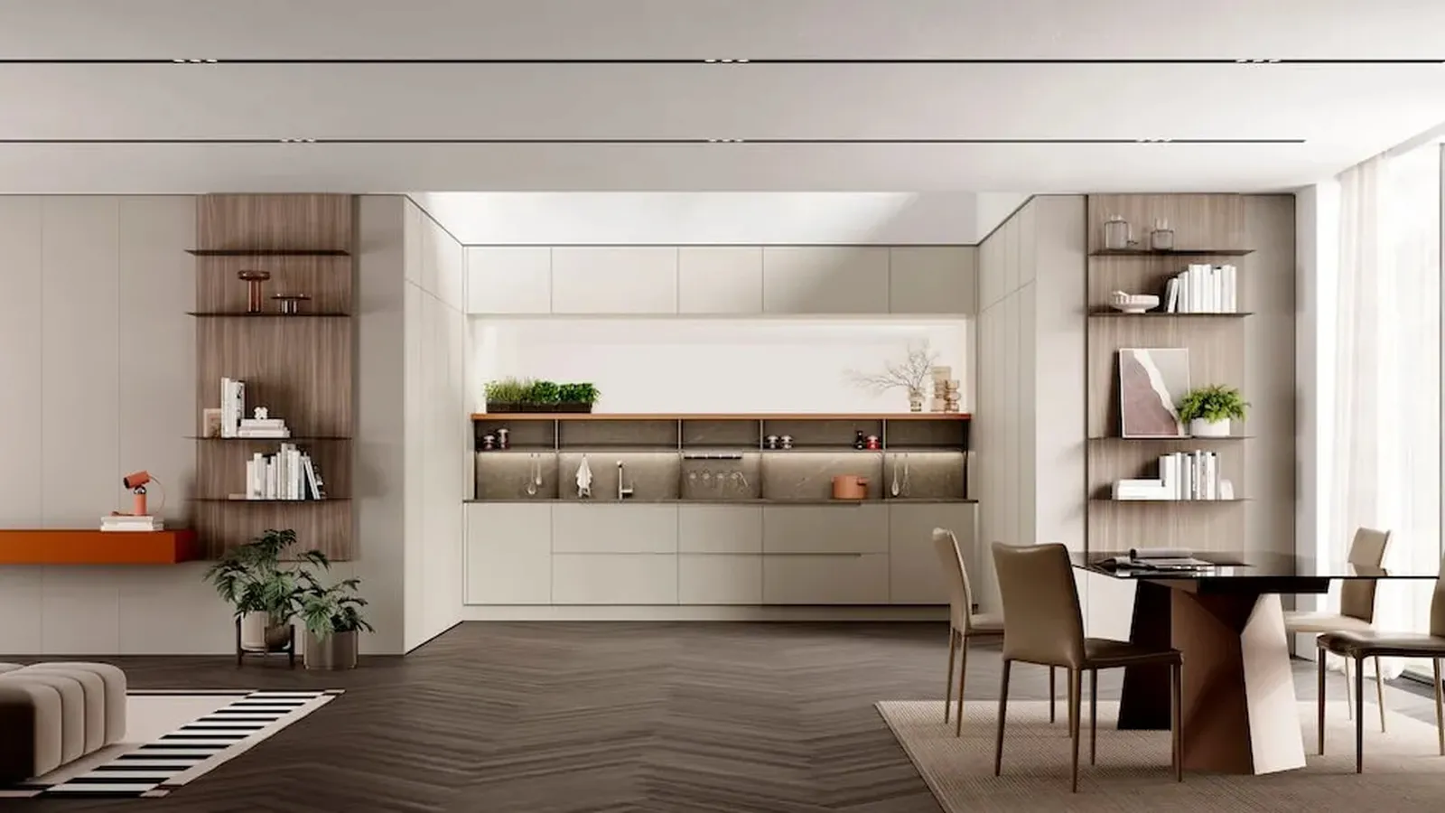 Cucina su misura Modula Composizione 08 di Febal Casa